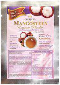 mangosteen rind extract powder